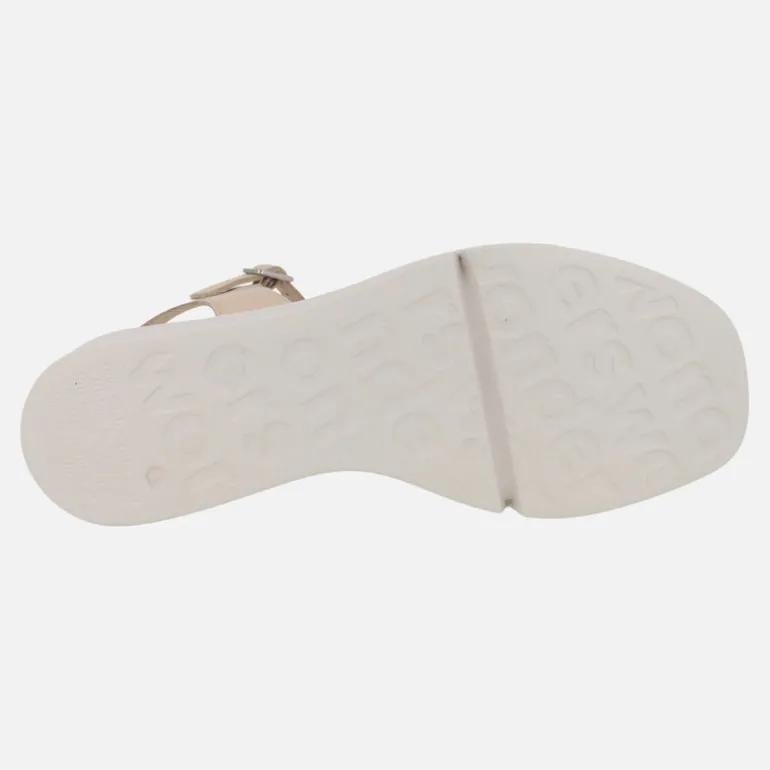 Sandalias Andy con tiras de piel combinadas y cuña WondersFLY