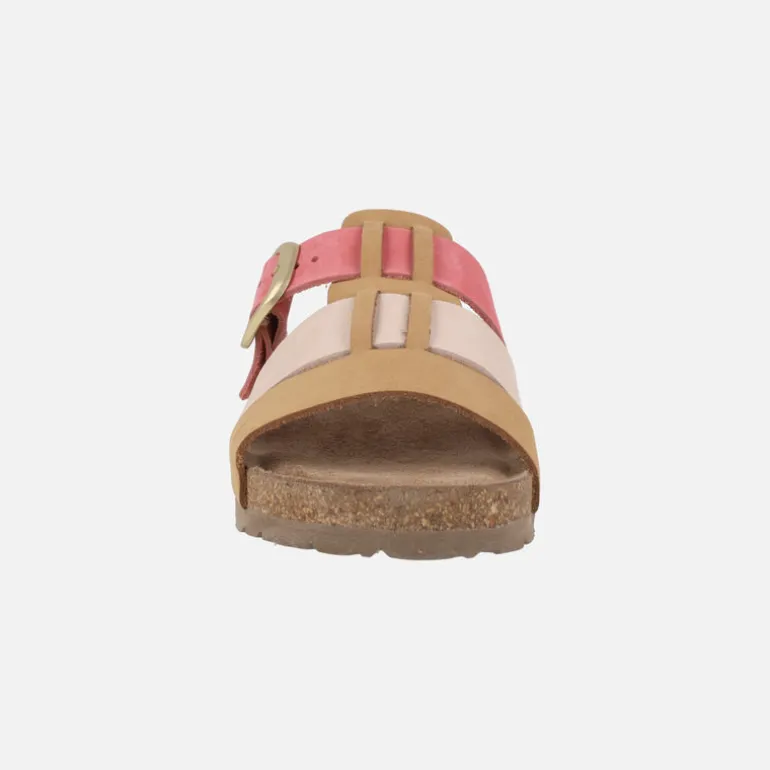 Sandalias bio con tiras de colores y hebilla Jerba 137