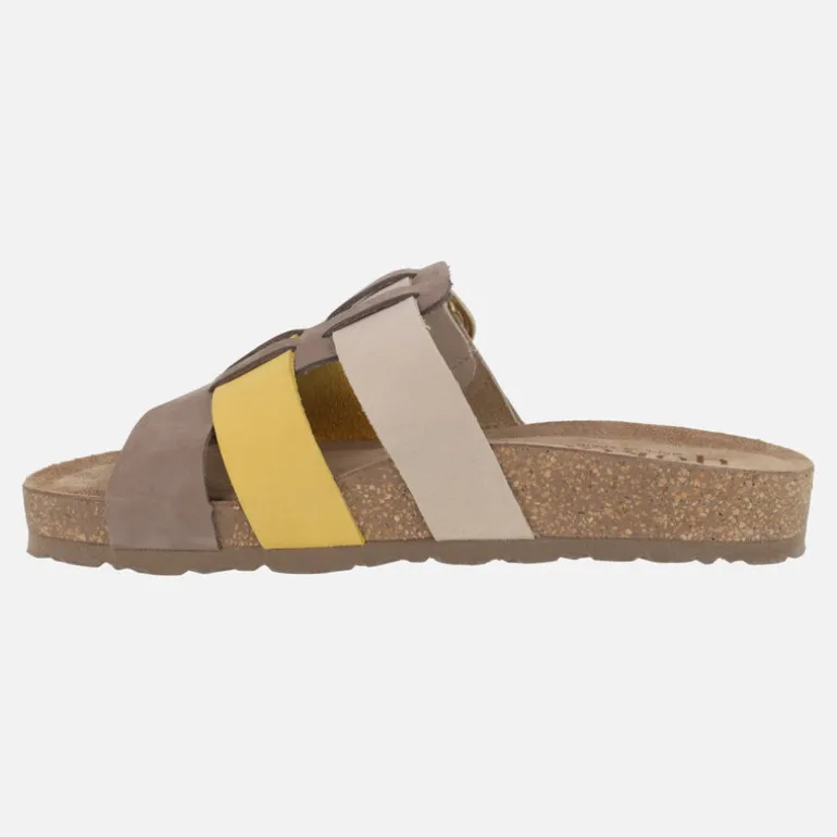 Sandalias bio con tiras de colores y hebilla Jerba 137