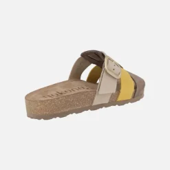 Sandalias bio con tiras de colores y hebilla Jerba 137