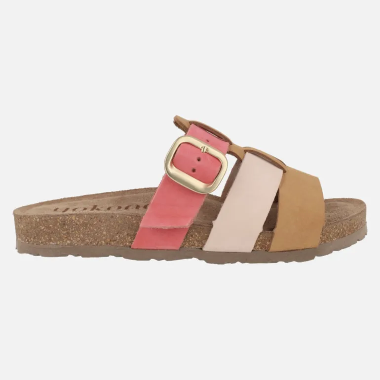 Sandalias bio con tiras de colores y hebilla Jerba 137