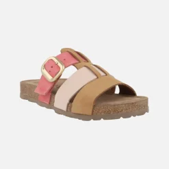 Sandalias bio con tiras de colores y hebilla Jerba 137
