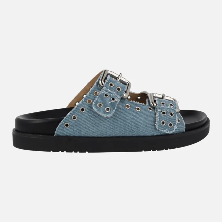 Sandalias bio Dara con hebillas y remaches
