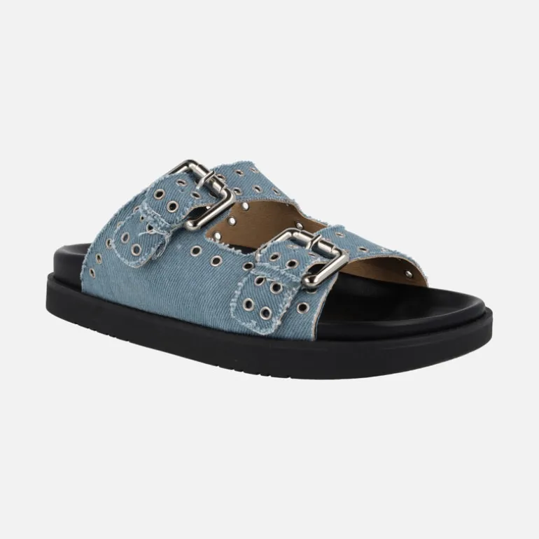 Sandalias bio Dara con hebillas y remaches