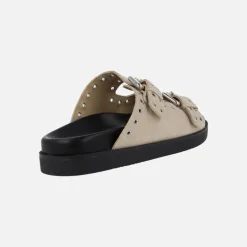 Sandalias bio Dara con hebillas y remaches