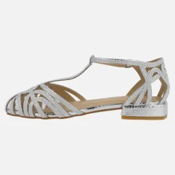 Sandalias cangrejeras con detalles de pedreria