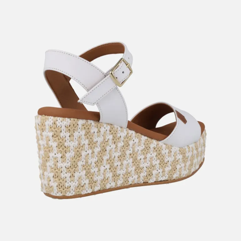 Sandalias con cuña de rafia Akumal Bombay
