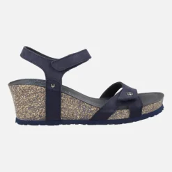 Sandalias con cuña y cierre de velcro Panama jack Julia Basics