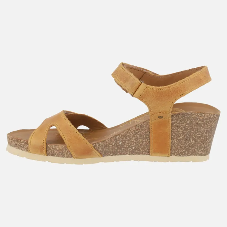 Sandalias con cuña y cierre de velcro Panama jack Julia Basics