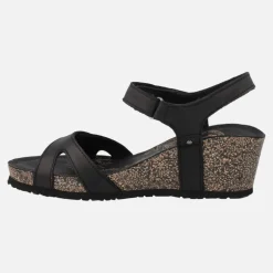 Sandalias con cuña y cierre de velcro Panama jack Julia Basics