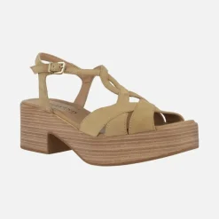 Sandalias de ante color camel Wisconsin