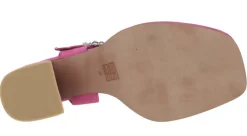Sandalias de ante con plataforma y hebilla joya Leiba