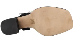 Sandalias de ante con plataforma y hebilla joya Leiba