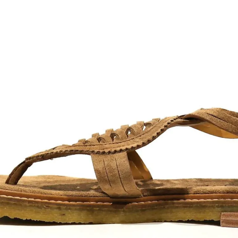 Sandalias de dedo Vero con pala troquelada para mujer