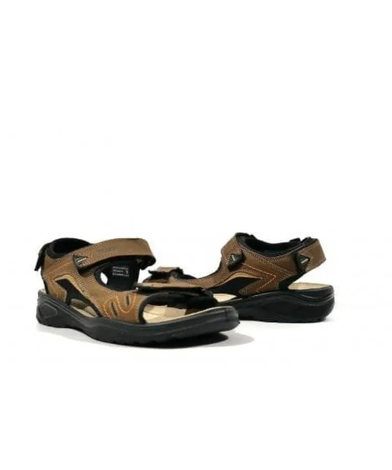 Sandalias de nobuck con cierre de velcro