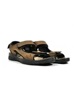 Sandalias de nobuck con cierre de velcro