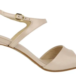 Sandalias de piel Alexia con pulsera al tobillo