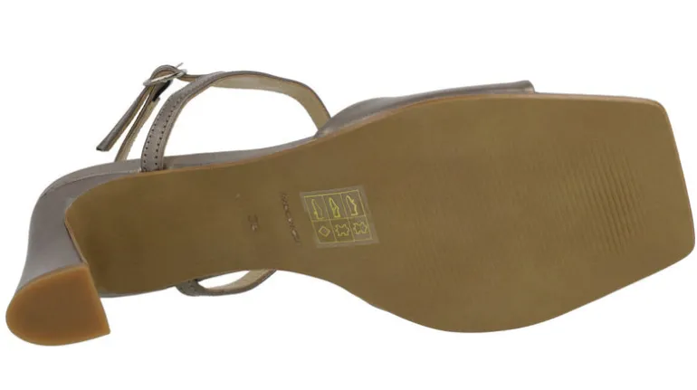 Sandalias de piel Alexia con pulsera al tobillo