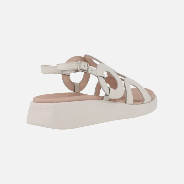 Sandalias de piel Arizona con detalles circulares y planta Memory gel