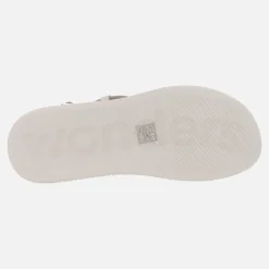 Sandalias de piel Arizona con detalles circulares y planta Memory gel