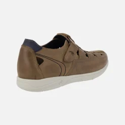 Sandalias de piel cerradas para hombre Fluchos