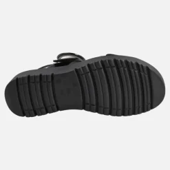 Sandalias de piel con cierre de velcro y piso High soft