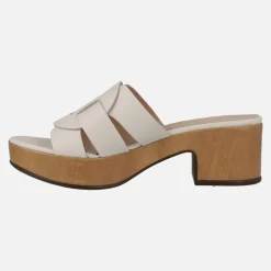 Sandalias de piel con plataforma Santander