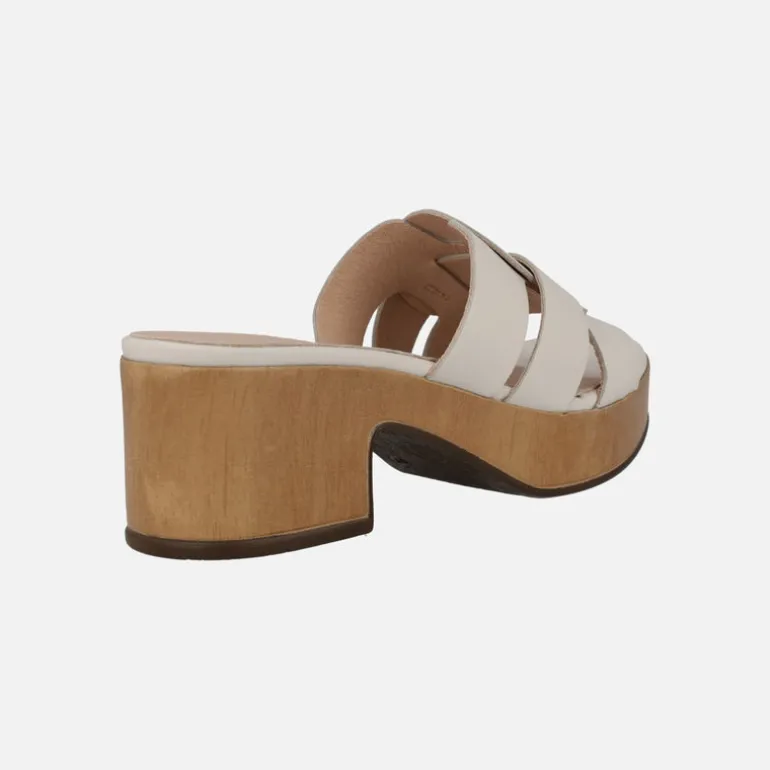 Sandalias de piel con plataforma Santander