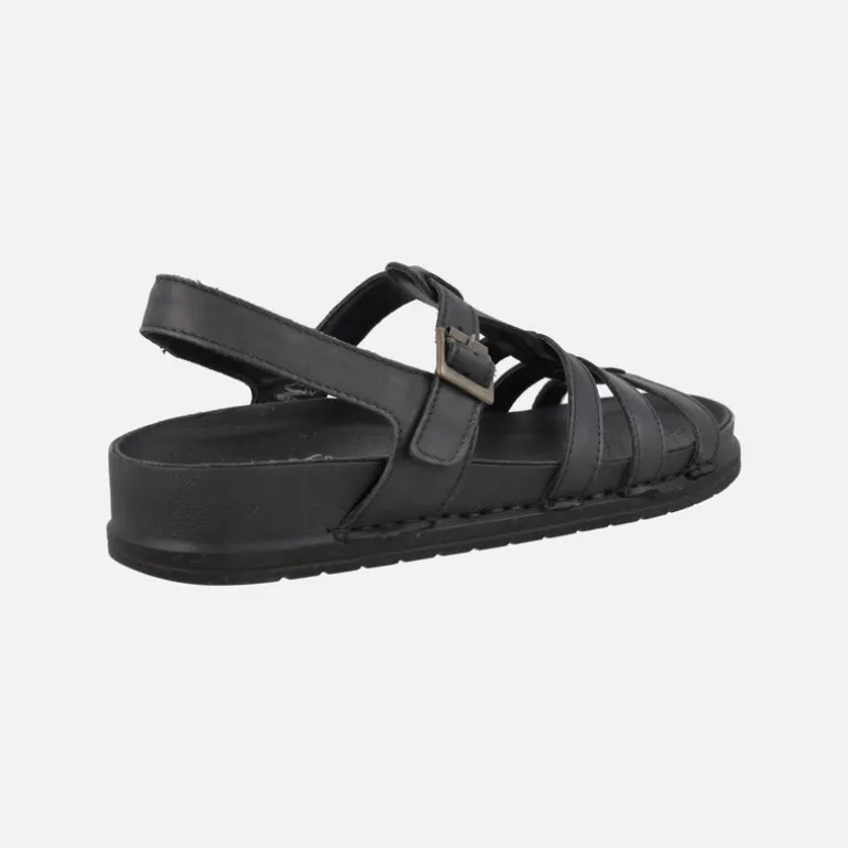 Sandalias de piel estilo cangrejeras con planta BIO