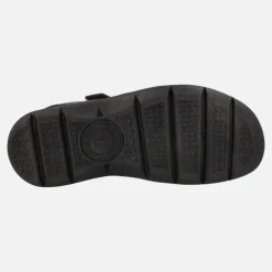 Sandalias de piel para hombre con cierre de velcro Sanders Basics