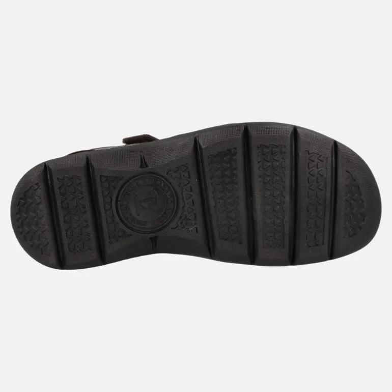 Sandalias de piel para hombre con cierre de velcro Sanders Basics