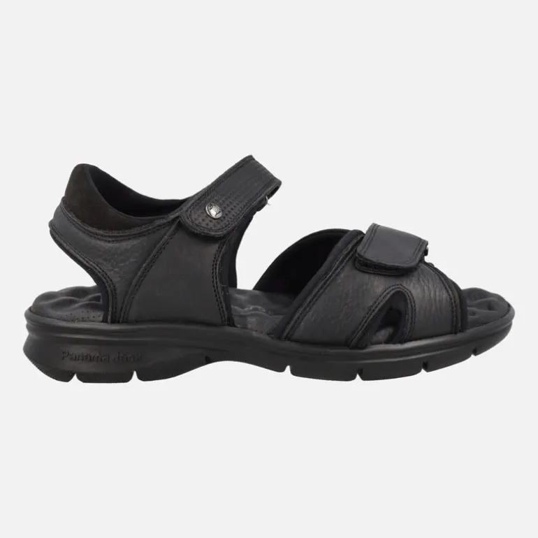Sandalias de piel para hombre con cierre de velcro Sanders Basics