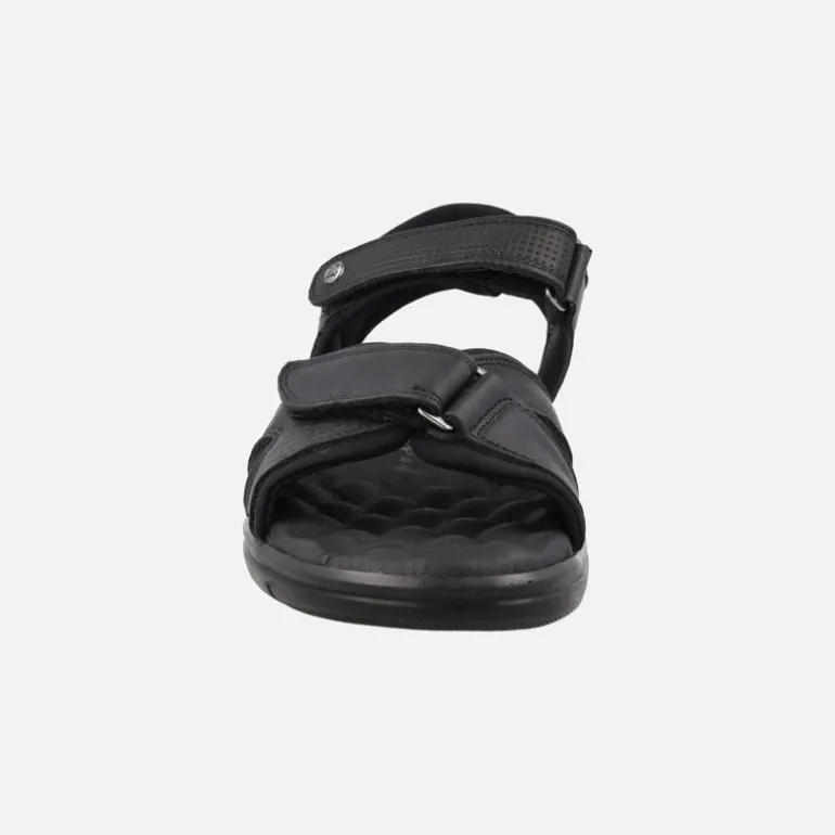 Sandalias de piel para hombre con cierre de velcro Sanders Basics