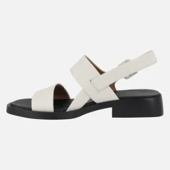 Sandalias de piel para mujer con tacón bajo Dana
