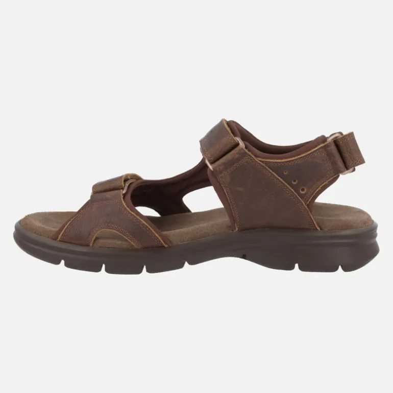 Sandalias de piel Salton con forro de lycra y cierre de velcro