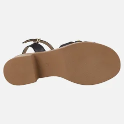 Sandalias de tacón con plataforma y detalle de tachas