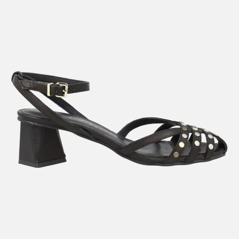 Sandalias de tacón con pulsera estilo cangrejeras Jasper