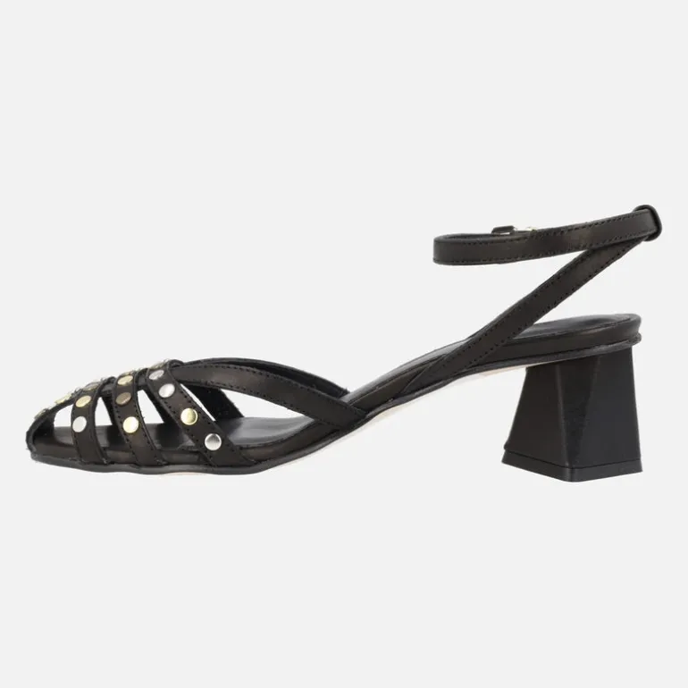 Sandalias de tacón con pulsera estilo cangrejeras Jasper