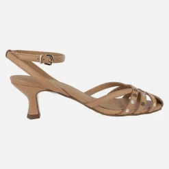 SANDALIAS DE TACÓN FINO CON PULSERA ESTILO CANGREJERAS JASPER