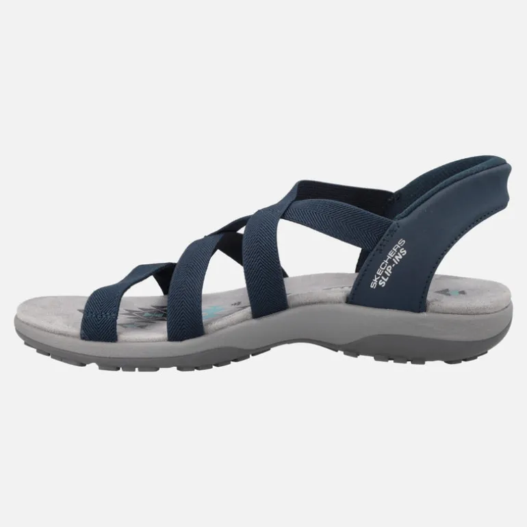 Sandalias de tiras elásticas Skechers Slip Ins Reggae Slim-Stretch Flex