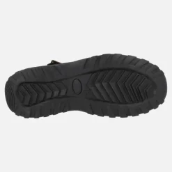 Sandalias deportivas marrones para hombre con cierre de velcro