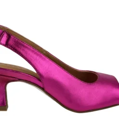 Sandalias metalizadas de tacón bajo Waterloo