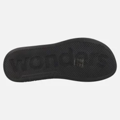 Sandalias Motril en piel acharolada con planta Memorygel