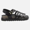 Sandalias negras estilo cangrejeras Tunez 107