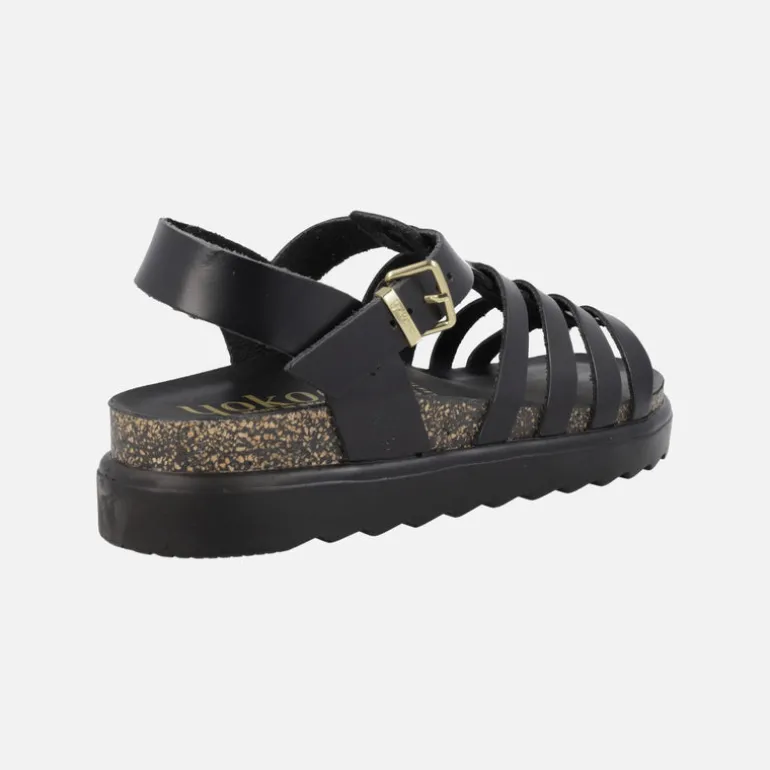 Sandalias negras estilo cangrejeras Tunez 107
