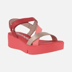 Sandalias Pandora con tiras combinadas y plataforma Extralight