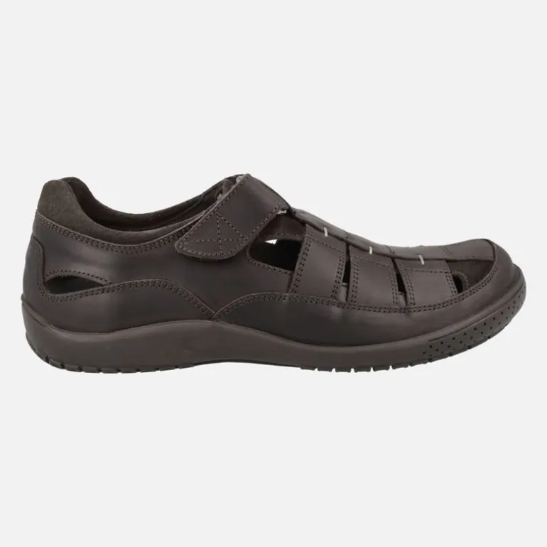 Sandalias para hombre Meridian Basics en piel marrón