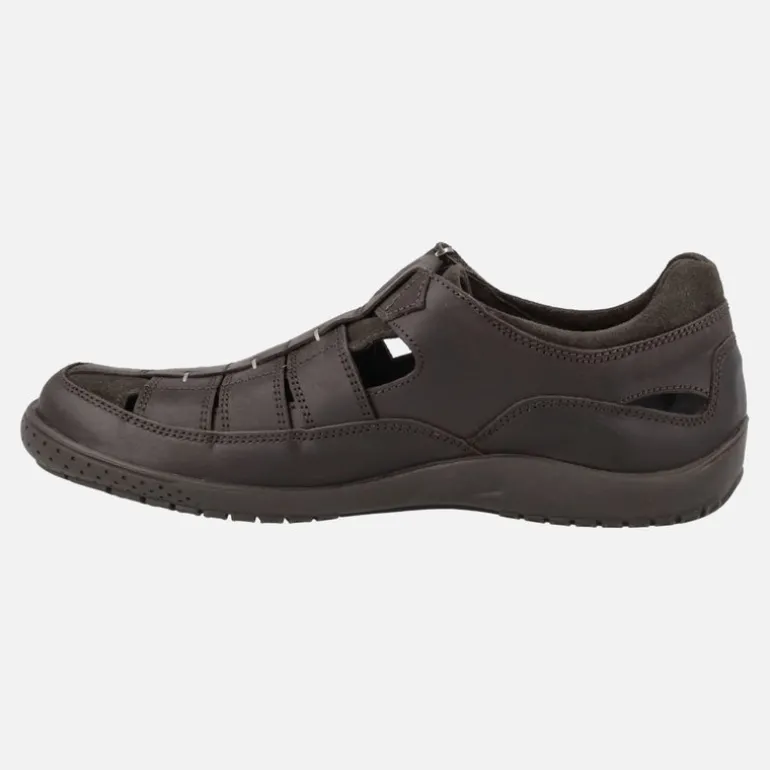Sandalias para hombre Meridian Basics en piel marrón