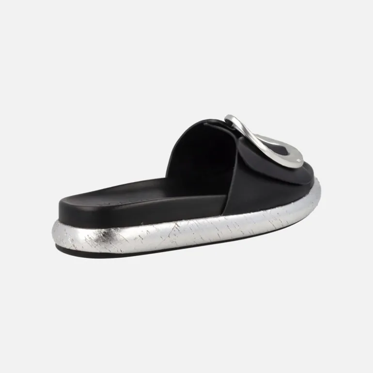 Sandalias planas con maxi hebilla Pascal