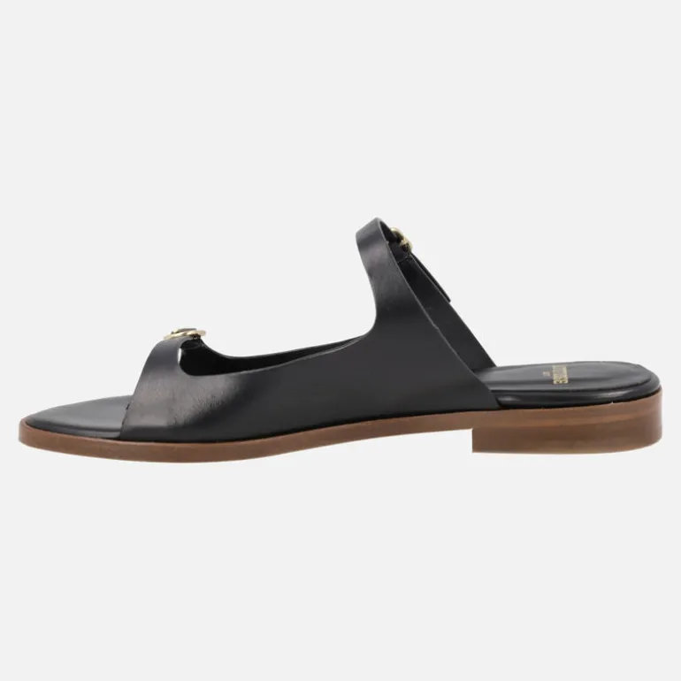 Sandalias planas de piel para mujer Lottusse Nylo con hebillas
